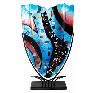 Front view of piece. Notice the way the light comes through the piece.